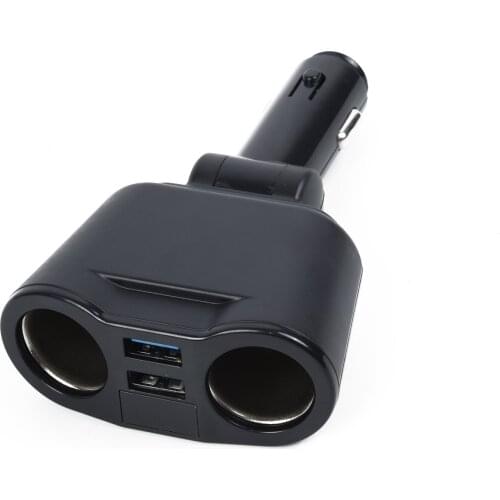 Auto Car Charger Socket Splitter Dual Port 3.1A Power Adapter Outlet Voltmeter Car Cigarette lighter