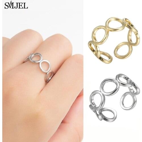SMJEL Women's Gold Rings