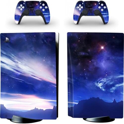 Universe Style PS5 Disc Edition Skin Sticker for Playstation 5 Console & 2 Controllers Decal Vinyl Protective Skins Style 1
