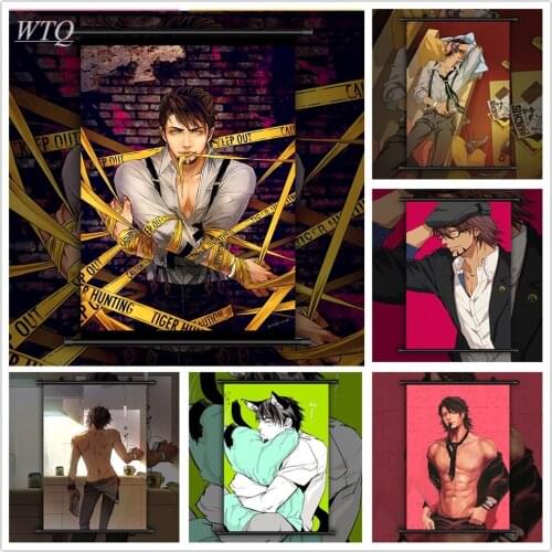 TIGER & BUNNY Kaburagi T. Kotetsu Anime Wall Poster Anime Posters Canvas Painting Wall Decor Poster Wall Art Picture Home Decor