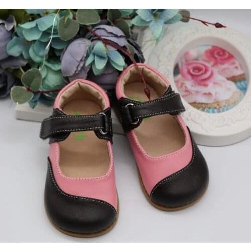 TipsieToes Brand High Quality Genuine Leather Stitching Kids Children Shoes Barefoot Girls 2020 Spring New Arrival