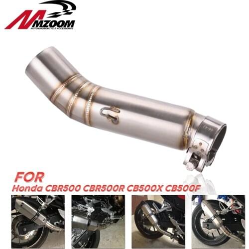FOR cbr500 CBR 500R motorcycle exhaust contact middle pipe connector for HONDA CBR500R 2012 to 2015