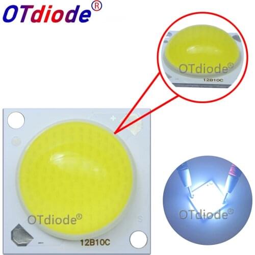 2PCS 30W-50W Molding Top LENS Flip Chip COB LED Chip Diodes Cold White Warm White Full Spectrum Pink 30-36V 5500LM