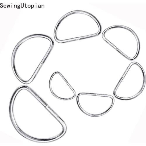 10PCS New Metal Heavy Duty Strong High Quality Hand Bag Purse Strap Belt Web O Dee D Ring Buckle Clasp DIY Leather Craft