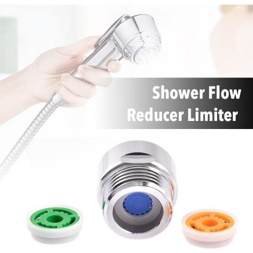 4pcs/set Shower Flow Reducer Limiter Set - Up To 70% Water Saving 4 L/min (1/2 ") Flow Limiter For Adapter Bathroom Supplies