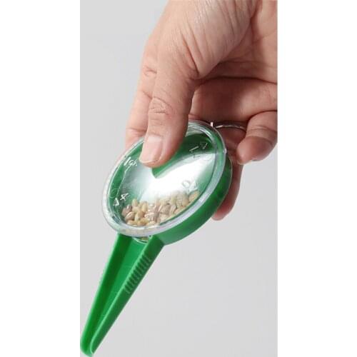 5 In 1 Adjustable Size Seed Seeder Gardening Tool Mini Hand Plastics Gardening Tools Flower Grass Seeds Seed Drill Seed Drill