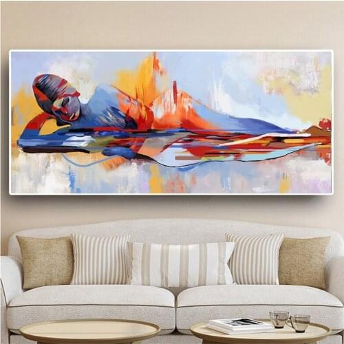 Abstract Buddha Lord Paintings Print On Canvas Religious Posters and Prints Cuadros Wall Art Modular Pictures for Living Room