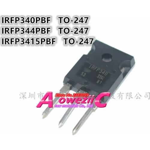 Aoweziic 100% new imported original IRFP340PBF IRFP340 IRFP344PBF IRFP344 IRFP3415PBF IRFP3415 TO-247 MOS FET