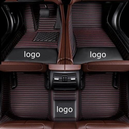 Car Floor Mats Fit for Subaru Outback Crosstrek Impreza XV BRZ Forester Legacy TRIBECA WRX Automobile Carpet Cover Pad Black Red