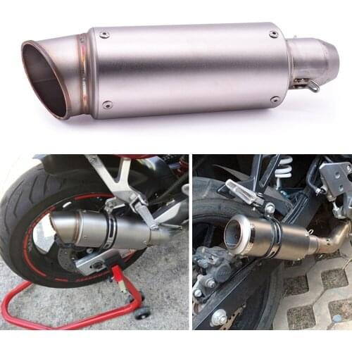 For Suzuki RM125 RM250 rm 85 125 250 rmx 250 rmz 250 450 Universal 51mm 61mm Modified Motorcycle Exhaust Pipe With DB Killer