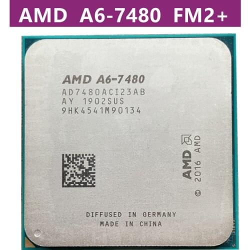 AMD A6-Series A6-7480 A6-7480 3.5 GHz Dual-Core Double Filetage PROCESSEUR D'UNITÉ CENTRALE 65W L2 = 1M PRISE FM2