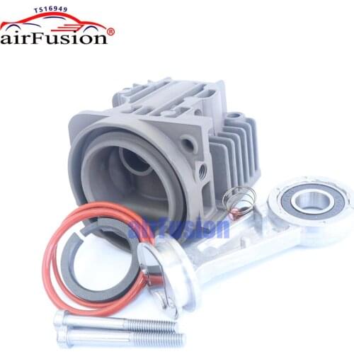 AirFusion Air Suspension Cylinder Head With Rod Piston Ring Repair Kits Rubber Gasket For Bmw X5 E53 A6 Audi Q7 L322 4L0698007A