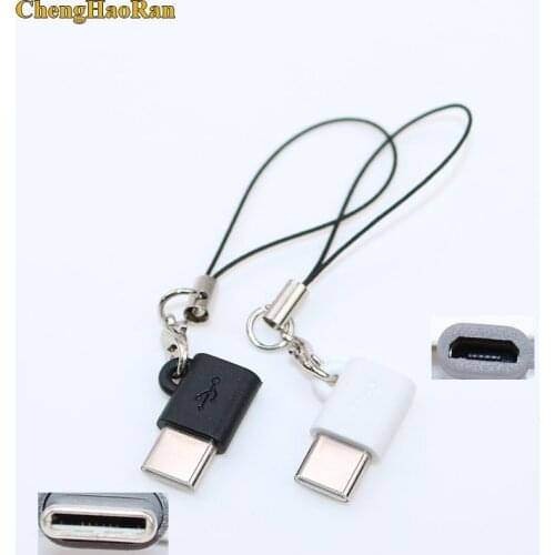 1pcs For Xiaomi Micro usb female to Type C male cable Converter Connector Micro USB Type-C Adapter Support OTG Short body