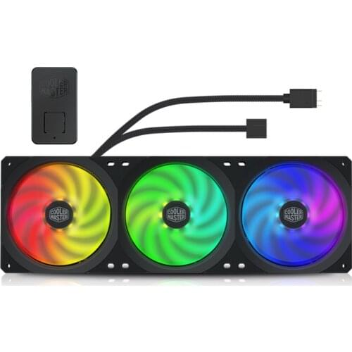 Cooler Master MasterFan SF360R ARGB Integrated Design 3x120mm Case Fan Sync Addressable RGB Chassis 360 Liquid Cooler fan