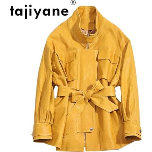 Tajiyane Women Korean Autumn Clothes 2020 Woman Real Leather Jackets Female Genuine Sheepskin Coats Clothes Mujer Parkas TN713