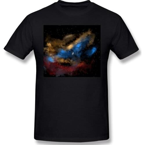 ManTrek And The Stars -Boldy Going Digital Painting - StarTrek Fifth Sun Rbpartnerprogram Star Discovery fitness Casual Graphic