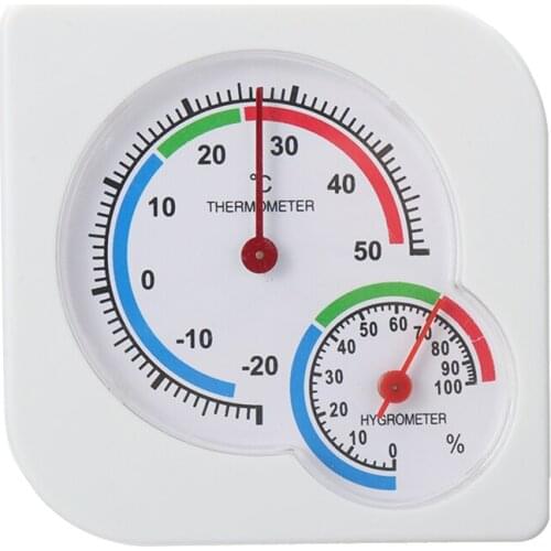 Wall Mounting Thermometer Hygrometer Measure Temperature Humidity Tool Bell-shaped Thermo-hygrometer Monitor For Home Office