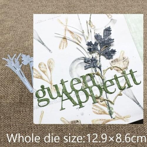 New Design Craft Metal Cutting Die cut die Celery amaranth decoration scrapbooking Album Paper Card Craft Embossing Die Cuts