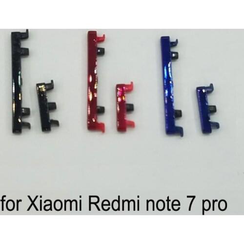 For Xiaomi Redmi note 7 Pro Original Phone Housing Frame New On Off Side Key For Xiaomi Note 7 Pro Power Volume Button Replace