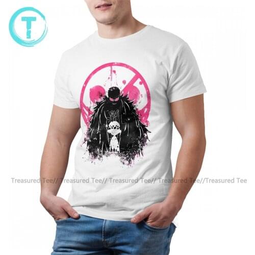 Casual Doflamingo T Shirt 100 Percent Cotton Beach T-Shirt Short Sleeve Print Tee Shirt Plus size Men