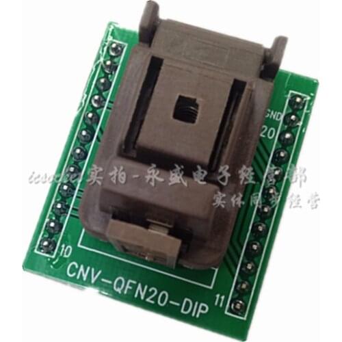 QFN3X3-20L(0.4) Burn-in Test Socket QFN20/DIP Burn-in Socket Programming Socket Burn Socket Socket