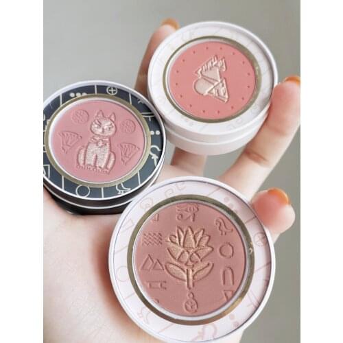 New Arrival Blush Women Face Makeup Matte Shimmer Glitter Blusher Palette Waterproof and Long-lasting Natural Brighten