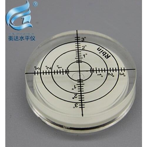 Universal level round plastic level bubble portable level 40*10mm