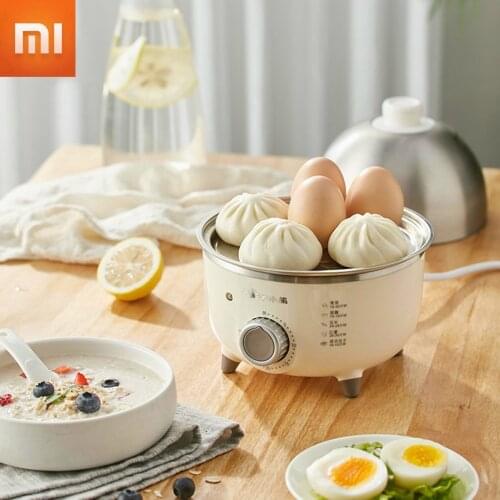 Xiaomi Bear Mini Stainless Steel Egg Cooker Multifunctional 360W Electric Steamer Egg Corn Steamed Bun Dumplings Heating Milk