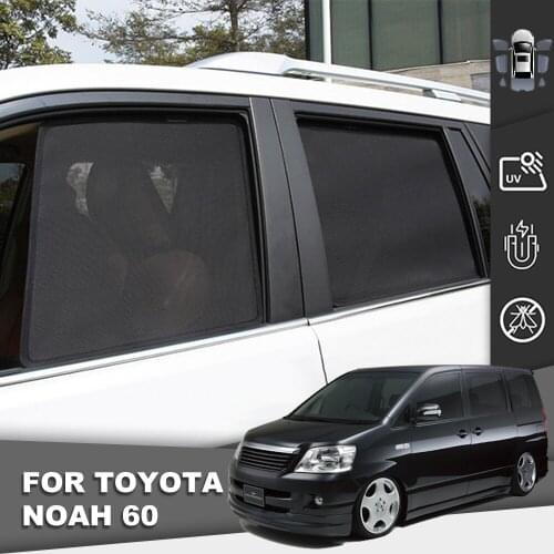For Toyota 60 Series NOAH Windshield Sunshade Car Visor Front Foldable Window Mesh Auto Door Frame Radiation Protective Curtain
