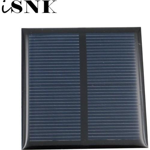 500mA 0.5W 1V Mini Solar Cell Solar Panel Standard Epoxy Polycrystalline Silicon DIY Battery Power Charge Module toy