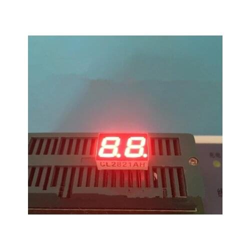 10PCS New and original 2 Bit 0.28 inch Digital Tube LED Display Red Light 7 Segment Common Cathode/Anode