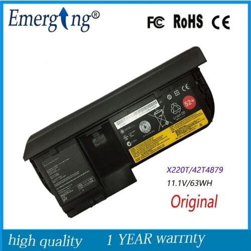 11.1V 63Wh Original New Laptop Battery for Lenovo Thinkpad X220T 42T4879 42T4881 45N1096 45N1098 45N1720 45N1097 45N1099 45