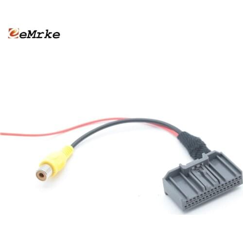 EEMRKE Car Rearview Camera Adapter Connector Wire for Honda City 2015-2018 Upgrade Screen Display Video Input RCA Cable