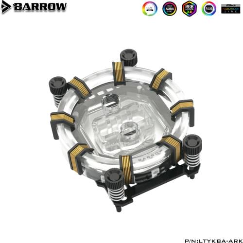 Barrow CPU water cooler LTYKBA-ARK for AM4/AM3 RGB Aurora Limited Edition CPU water block 0.4MM microcutting micro waterway