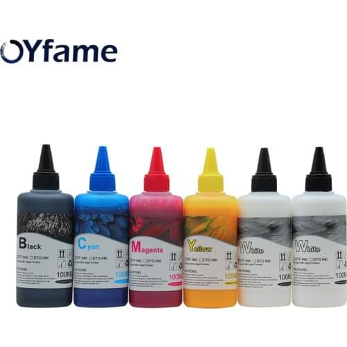 OYfame 100ml DTF Ink For DTF Printer Transfer DTF Ink For Direct Transfer Film Printer Ink For Powder DTF Printing Machine
