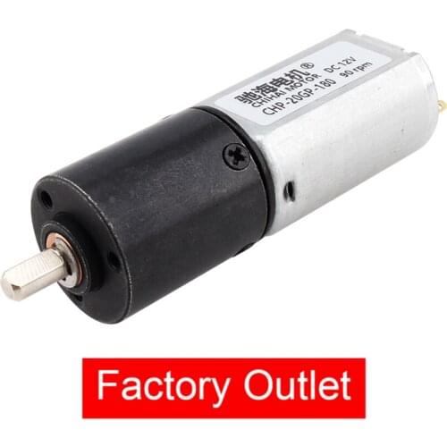 CHP-20GP-180 20mm 180 High Torque Precision Planetary Gearbox Gear Motor Slow Speed High Torque Reducer Motor For Robot DIY
