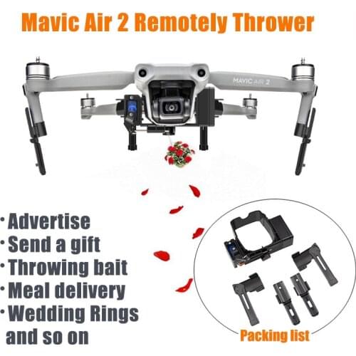 Dropping Thrower System for Deliver Remotely Celebration Wedding Gifts Rescue Proposal for DJI Mavic Air 2 RC Drone Accessories