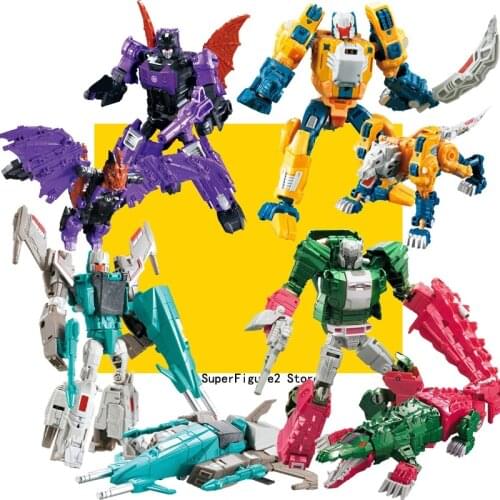 Transformation Action Figure WJ Headmasters Toy Mindwipe Weirdwolf Hardhead Highbrow Chromedome Brainstorm Deformation Robot