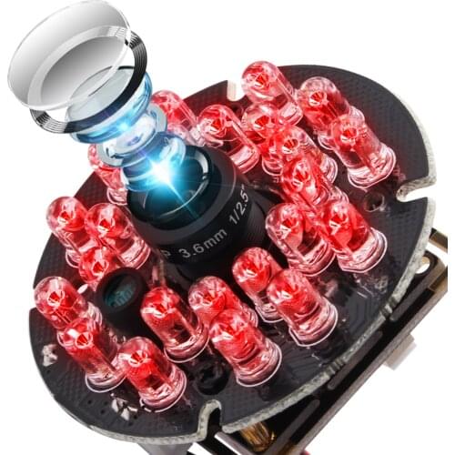 ELP 1.3MP Low Light USB Camera Module with Day&Night Compatible with Windows/Linux/Android/Mac for House/Car/Machine Video Use