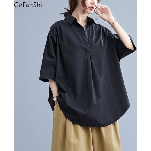 GeFanShi Black Blouses
