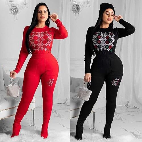 2 Piece Set Women African Clothes Africa Dashiki New Fashion Suit Tops And Pants Super Elastic Party Plus Size Suits For Lady