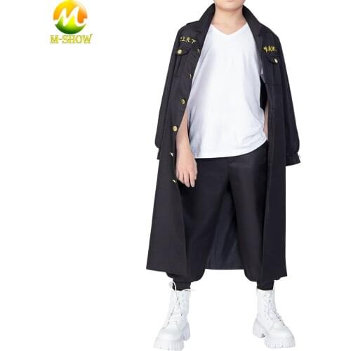 Anime Tokyo Revengers Sano Manjiro Cosplay Costume Mikey Uniform Jacket Pants Halloween Fancy Suit for Kids Child and Adult Men