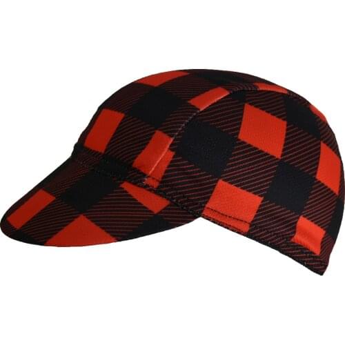 Red Black Stripe Cycling Caps Headwear Quick-Drying Polyester Summer Cycle Hat cap Schlafly