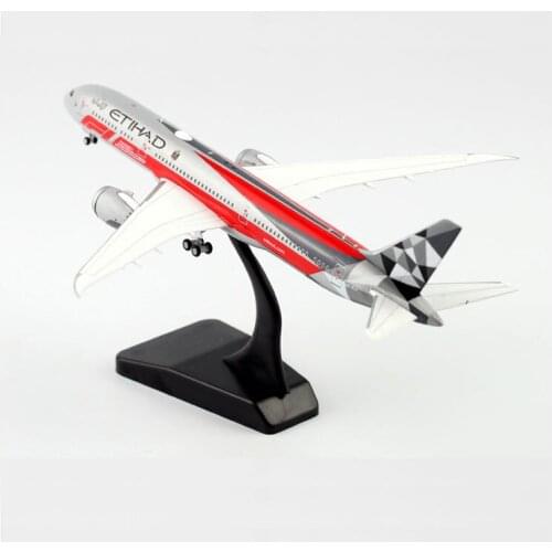 Diecast 1:400 Simulation Of Etihad Airlines B787-9 A6-BLV Brand New Alloy Aircraft Finished Model Decorations Collection Gife