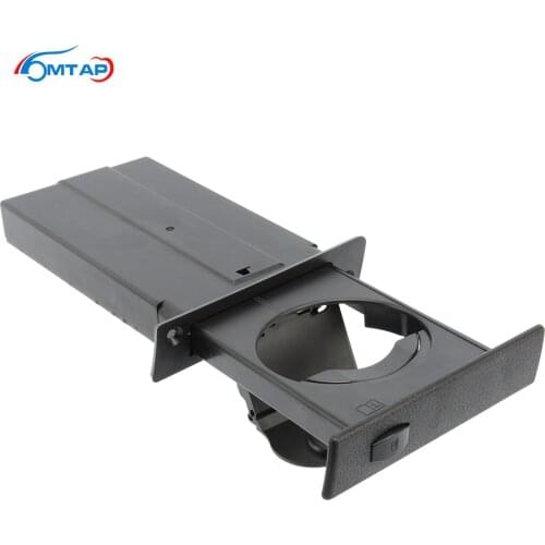 MTAP Front Passenger Retractable Drink Rack Cup Holder Black For BMW 520 523 525 528 530 540 550 M5 E60 E61 2004-2010