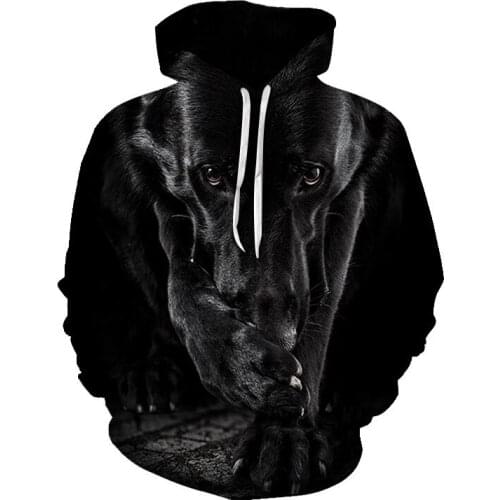 2021 New Personalized Hoodie Boys and Girls 3D Printed Dog Sweatshirt Mens Sweatshirt Harajuku Spring Autumn Men clothing Tops