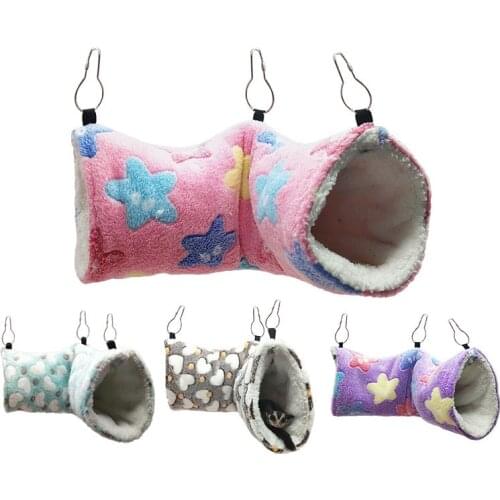 2020 New Creative Funny Pet Cat Tunnel Toys Puppy Ferrets Rabbit Play Dog Tunnel Tubes Kawaii Dog Cats Houses Hanging Plush Mats