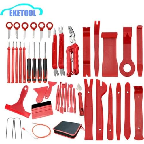 Hand Tool Removal Tool Kit Car Panel Tool 11-82pcs Disassembly Tool Set Car Door Panel Removal Tool Audio Disassembly Tool Kit
