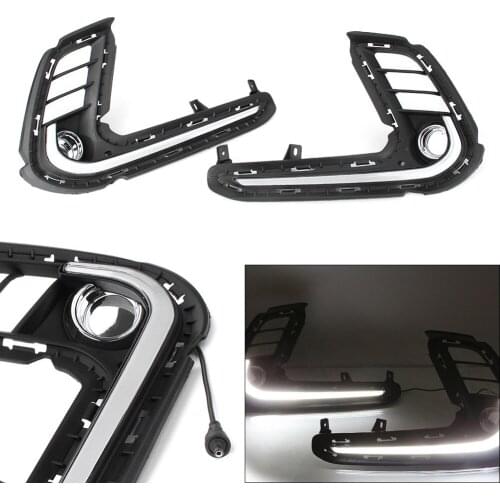 LED Daytime Running Lights DRL Fog Lamp for Hyundai Elantra 2017-2018