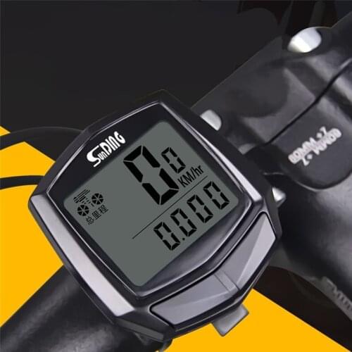 Bicycle Code Table Waterproof Bicycle Wired Stopwatch Multifunction Sports Sensors Bicycle LCD Computer Speedometer Bike Accesso